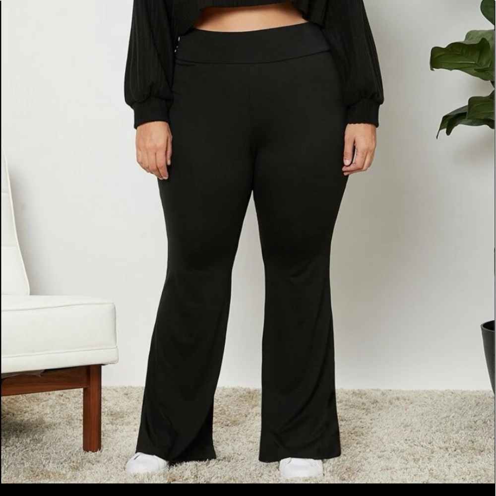 SHEIN 4xl black flare pants